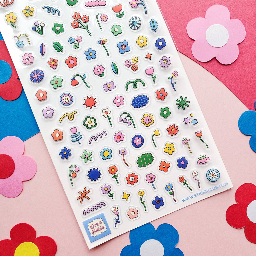Fun Florals Sticker Sheet