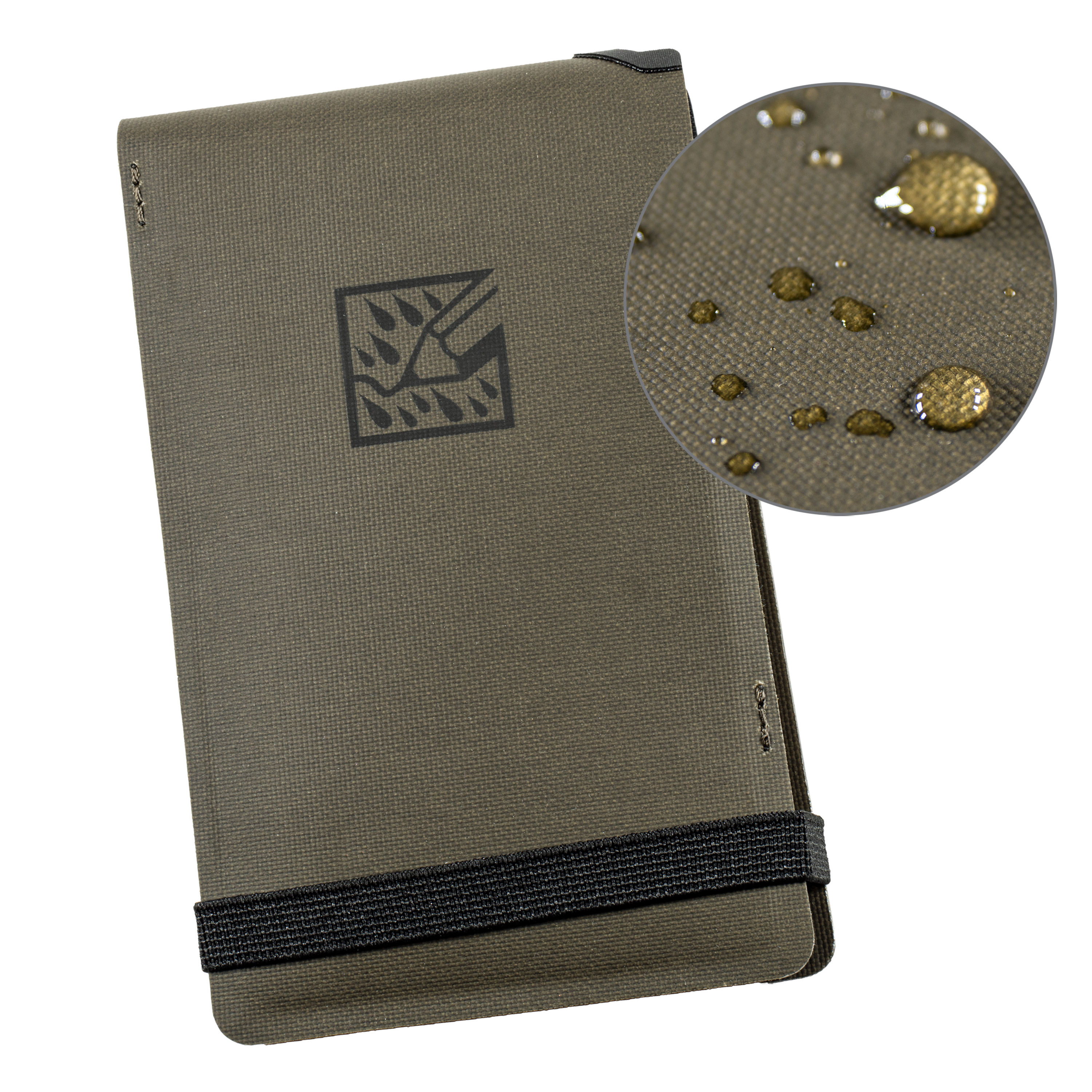 UPDRAFT TOP OPEN WALLET 3X5 - DARK GREEN TPU