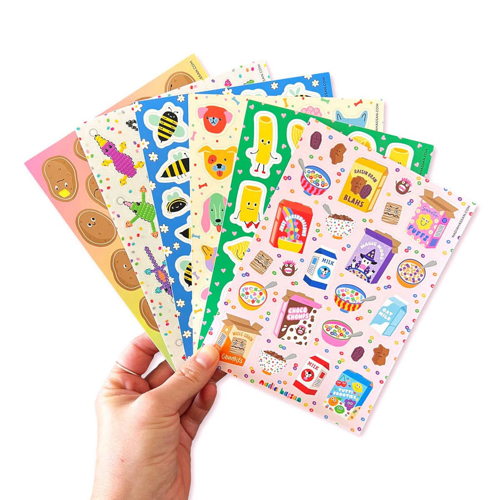 Delightful Doggos 5x7 Sticker Sheet