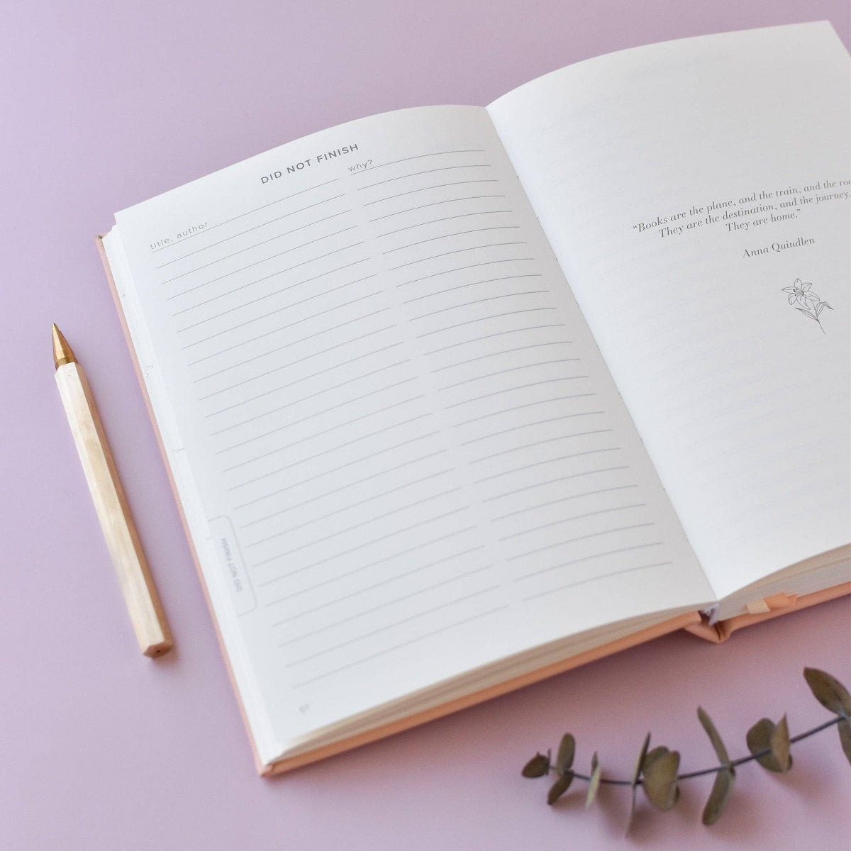Reading Journal (Avid Reader)