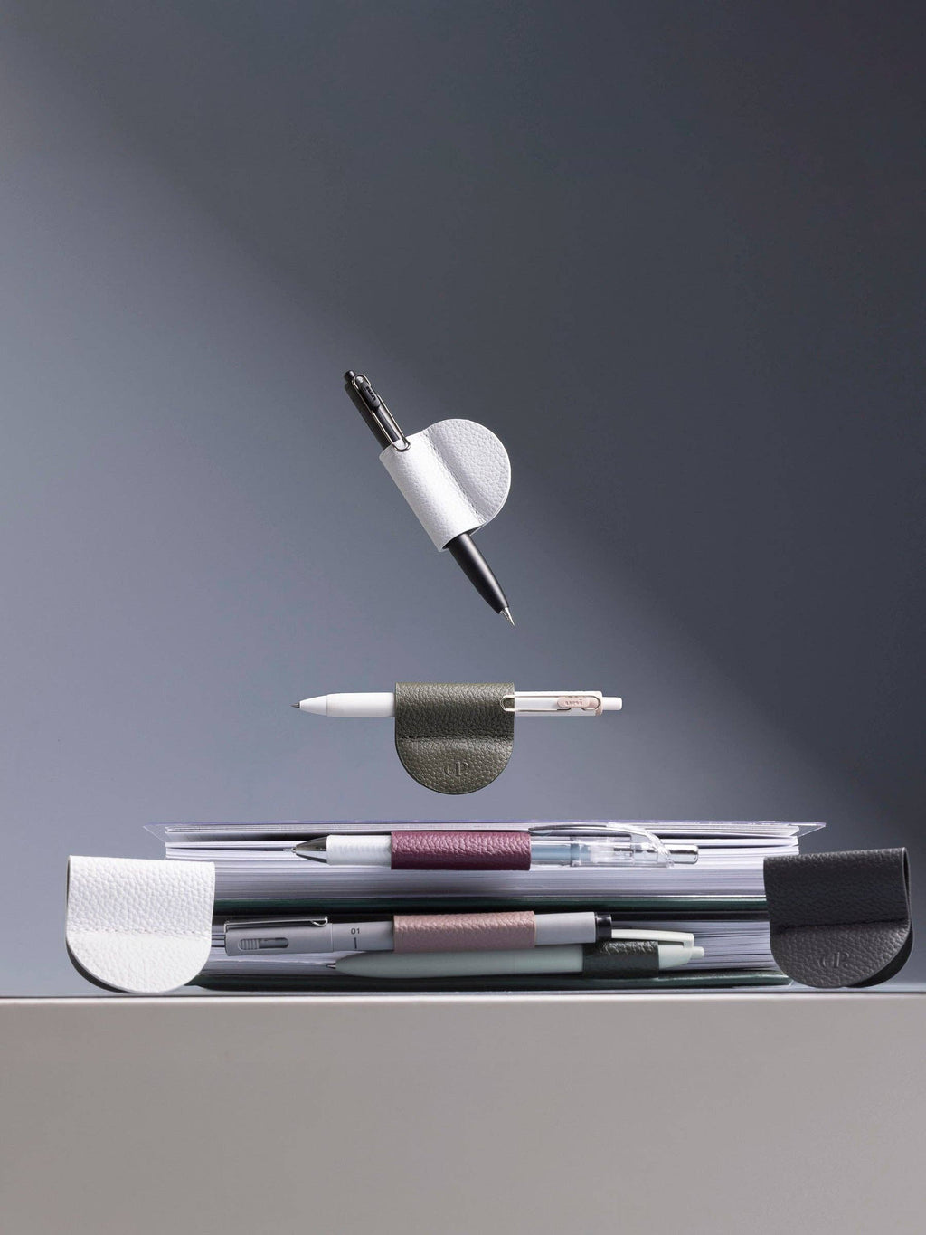 Magnetic Bookmark | Pen Holder | Leather