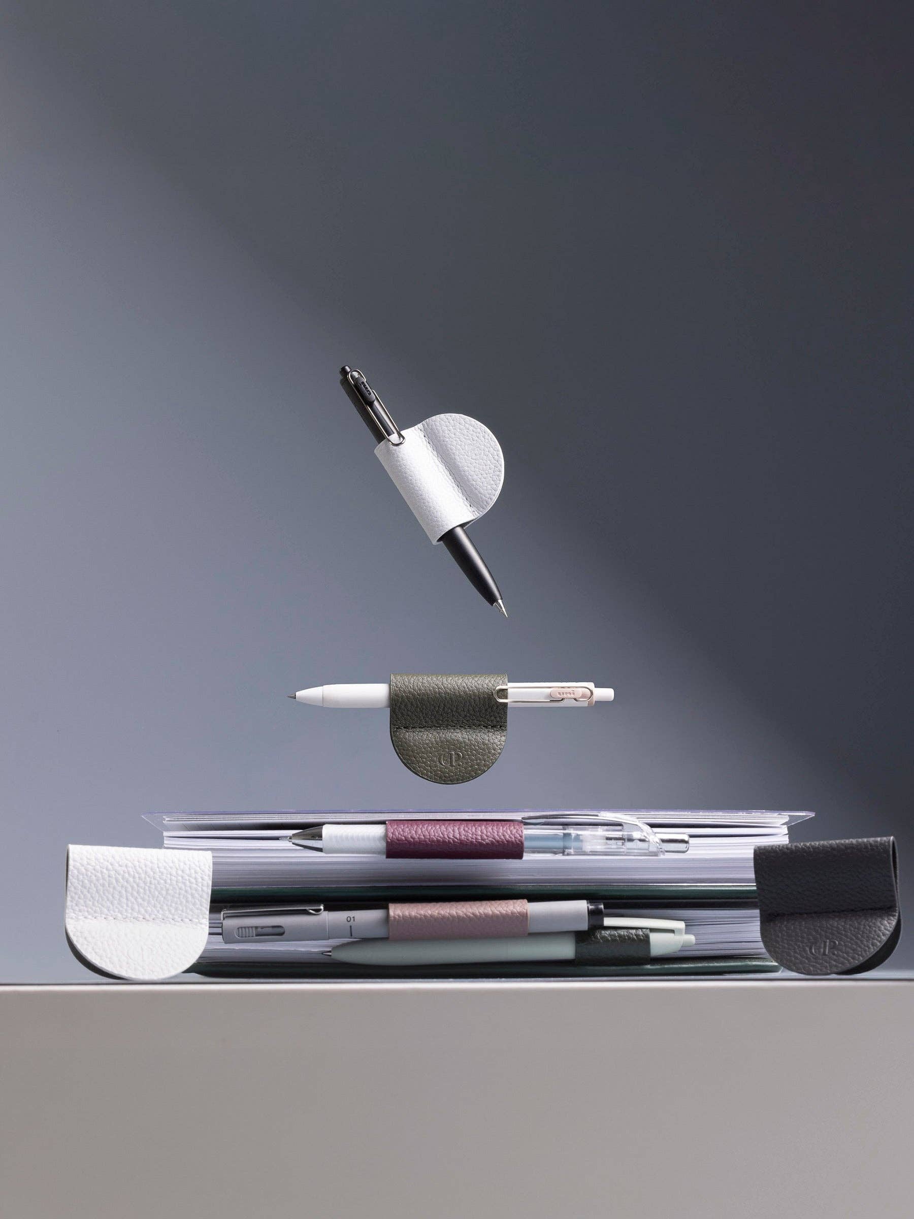 Magnetic Bookmark | Pen Holder | Leather