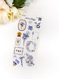 Lauren Phelps Blooming Collection Pansey 1 deco sticker sheet