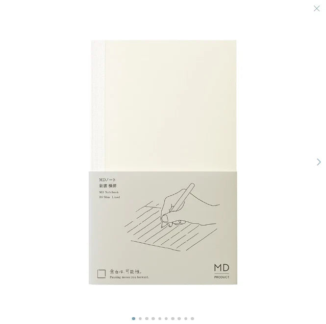 MD B6 Slim Lined Notebook