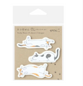 Midori Sticky Notes - Cats Stretching