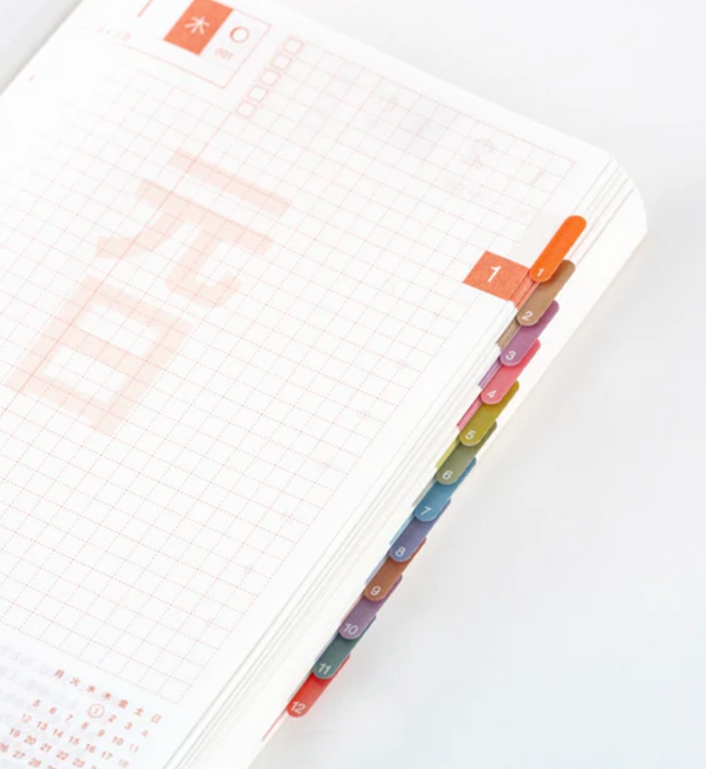Hobonichi TSUKI no IRO: Index Stickers