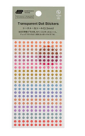 TSUKI no IRO: Transparent Dot Stickers (3.5mm)