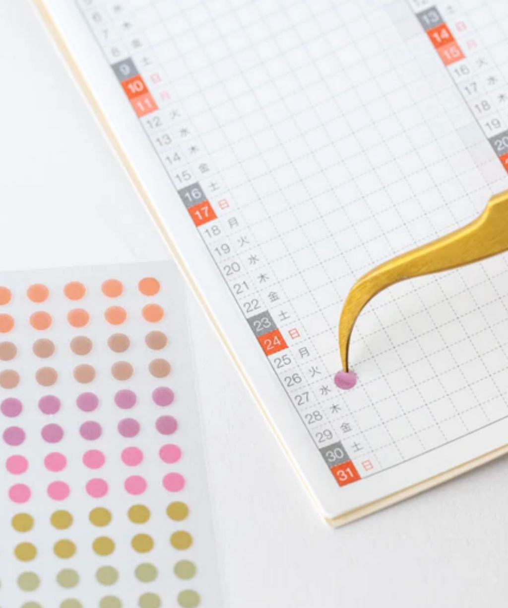 TSUKI no IRO: Transparent Dot Stickers (3.5mm)