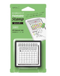 Midori Paintable Pre-Inked Stamp - Calendar