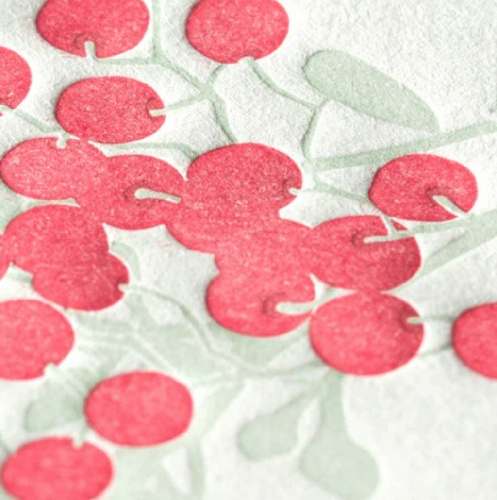 Midori Red Bouquet Letter Set