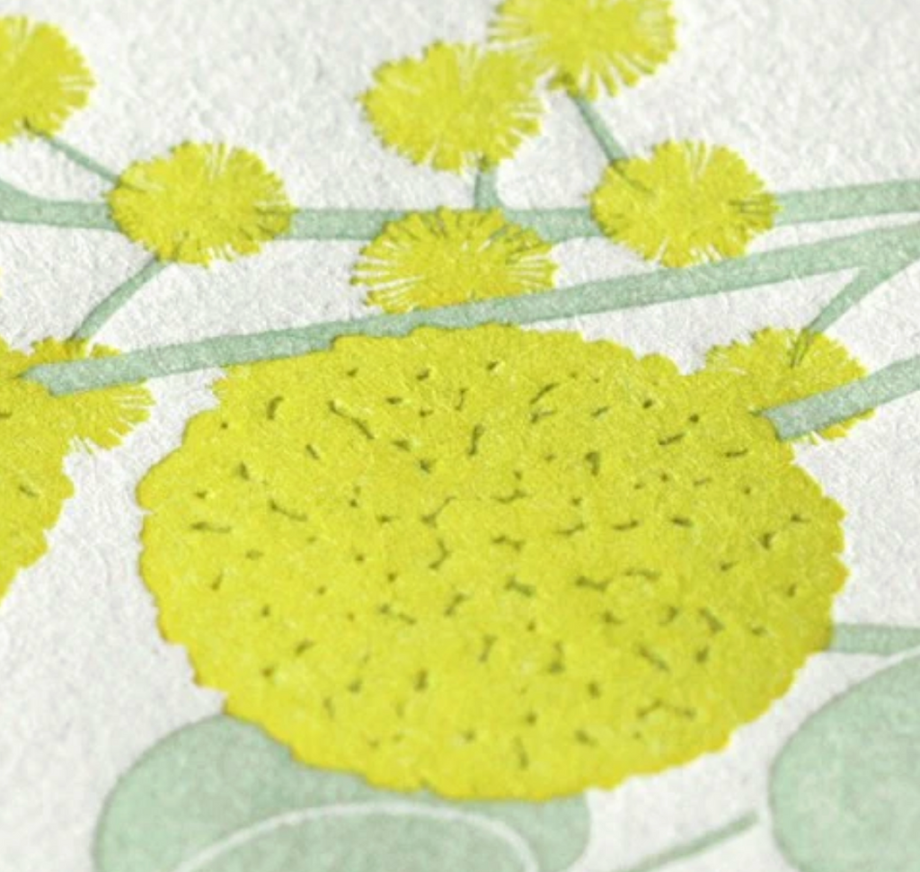 Midori Yellow Bouquet Letter Set