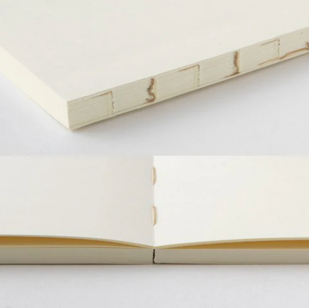 MD NOTEBOOK COTTON A5 SQUARE THICK BLANK