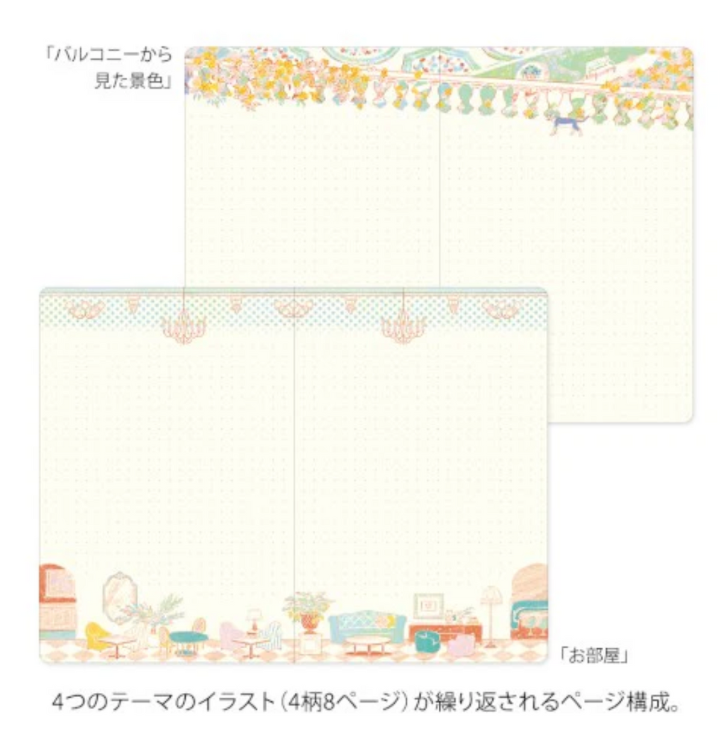 YURU LOG NOTEBOOK B6 TRAVEL & HOTEL