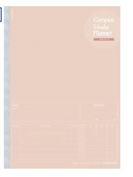 CAMPUS STUDY PLANNER NOTEBOOK A5 DAILY PINK