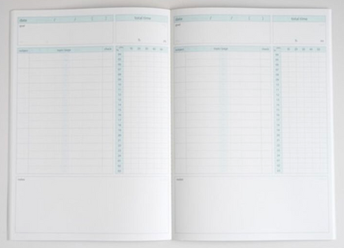 CAMPUS STUDY PLANNER NOTEBOOK A5 DAILY PINK