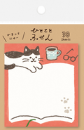 Furukawa Shiko Sticky Notes Cat One Word Fusen