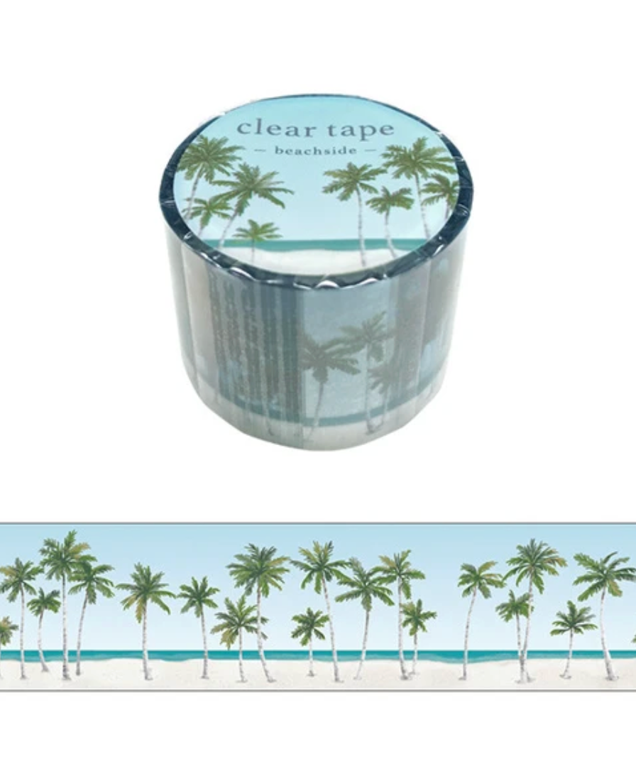 Mind Wave Clear Washi Tape - Beachside