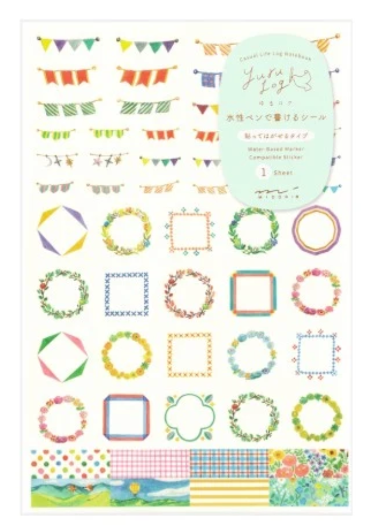 Yuru Log Stickers 1pc - Decoration