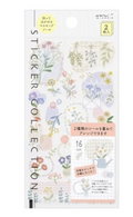 Midori 2pc Floral Stickers