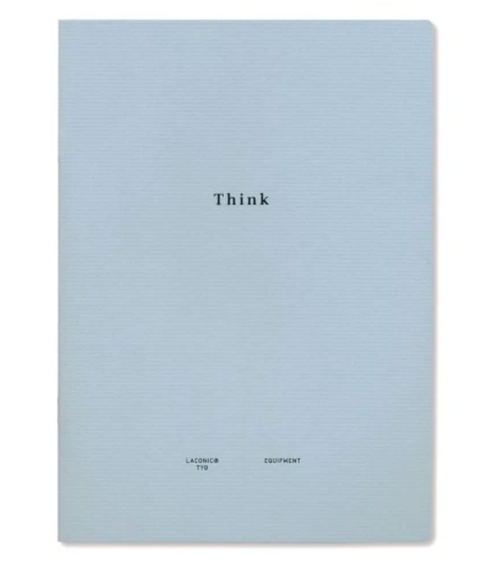 Laconic Style Notebook- Think