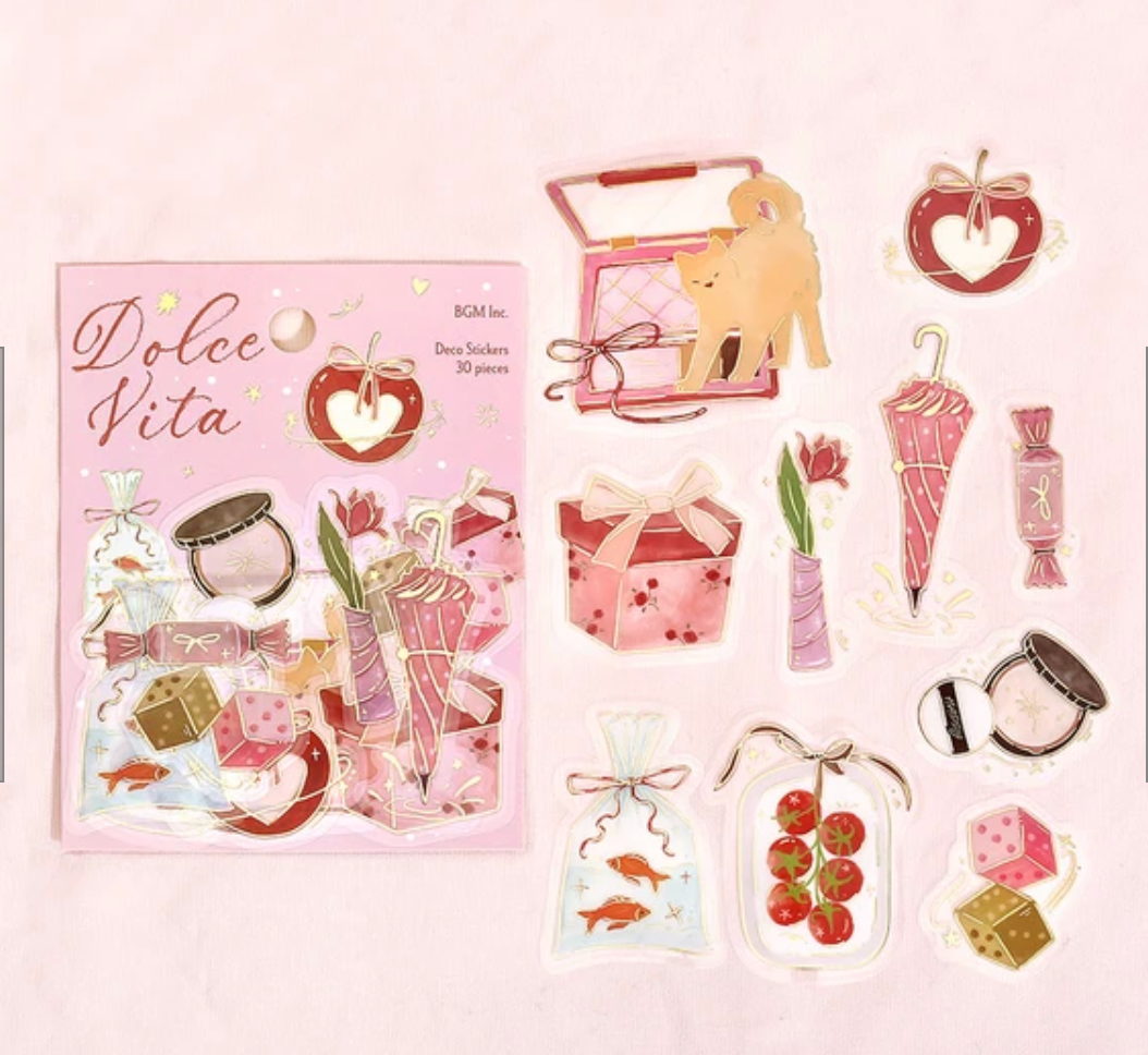 BGM Dolce Vita Clear Stickers