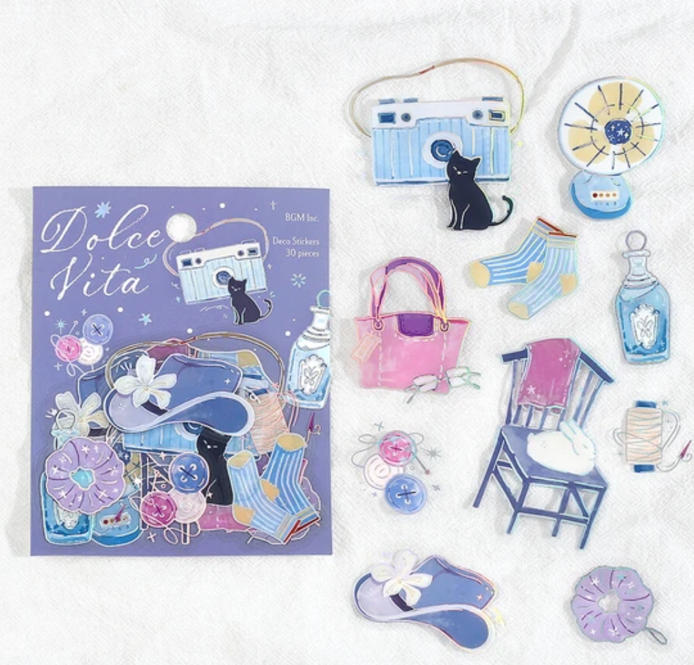 BGM Dolce Vita Clear Stickers