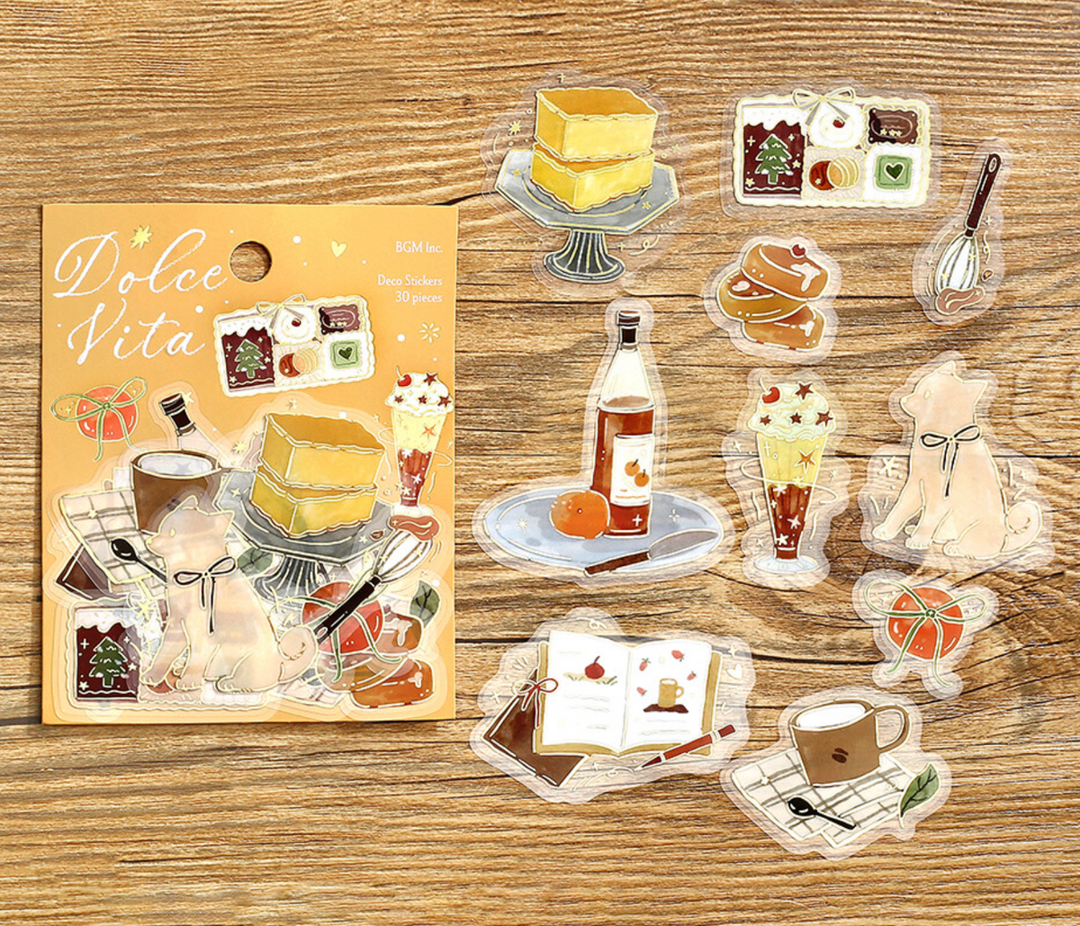 BGM Dolce Vita Clear Stickers