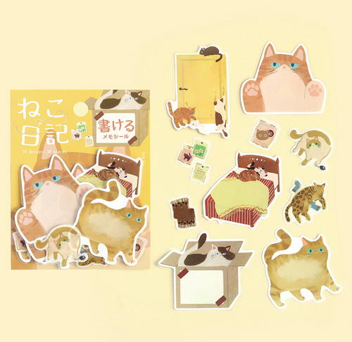 BGM Planner Stickers Flake stickers - Cat Diary Collection