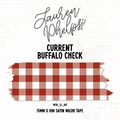 Lauren Phelps Current Buffalo Check 15mm satin washi tape