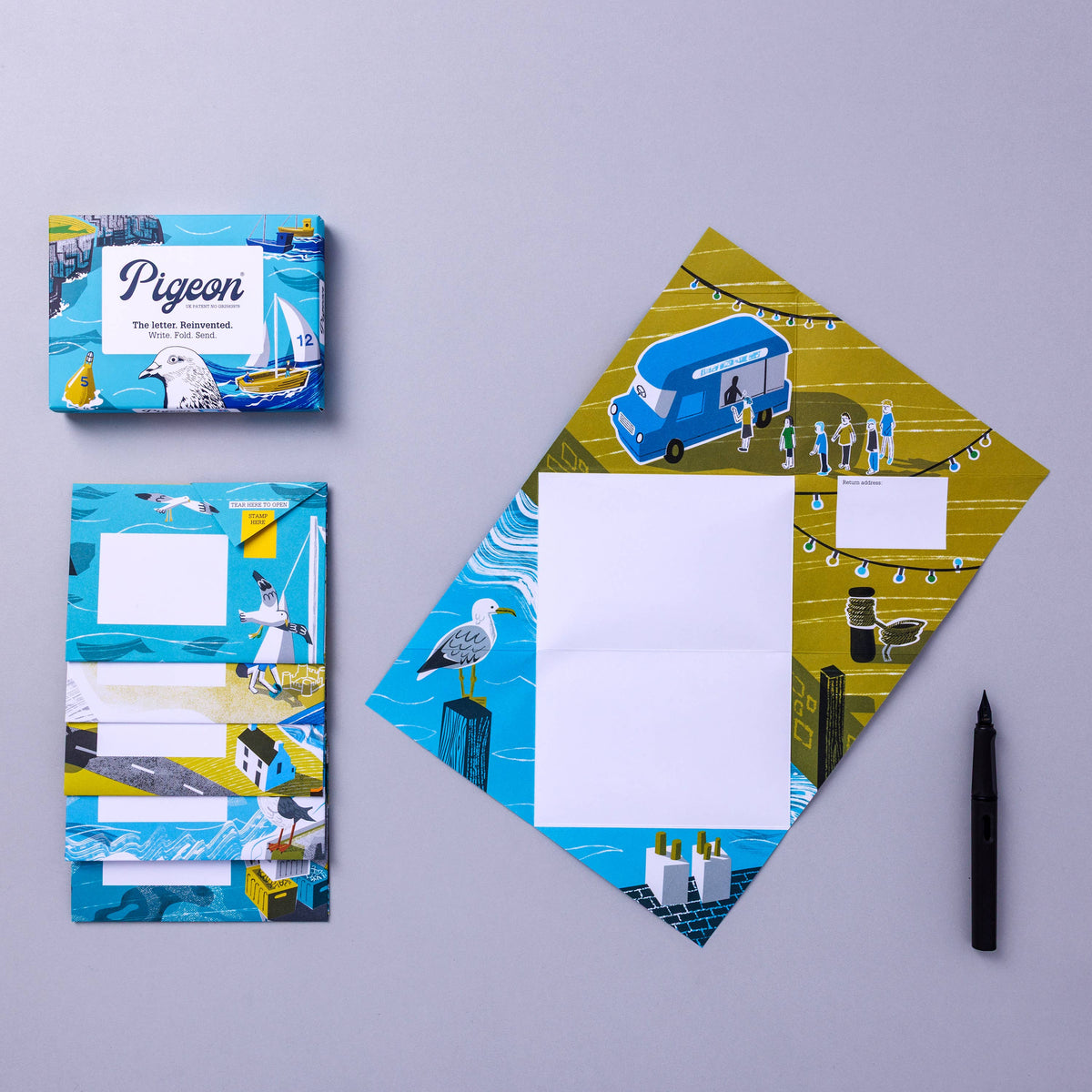 Safe Harbour Pigeon, Folding Letter Pack – Pack of 6 Letters