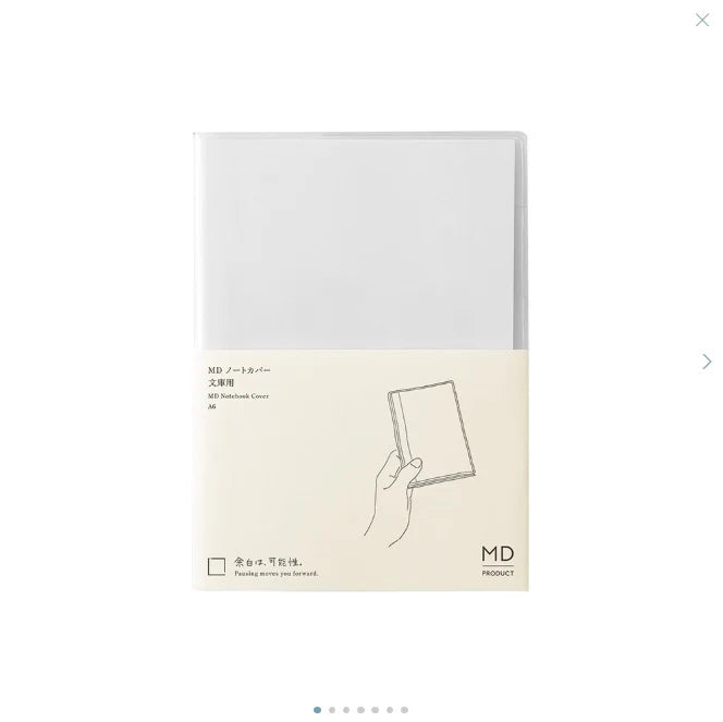 MD Notebook A6 Clear Cover