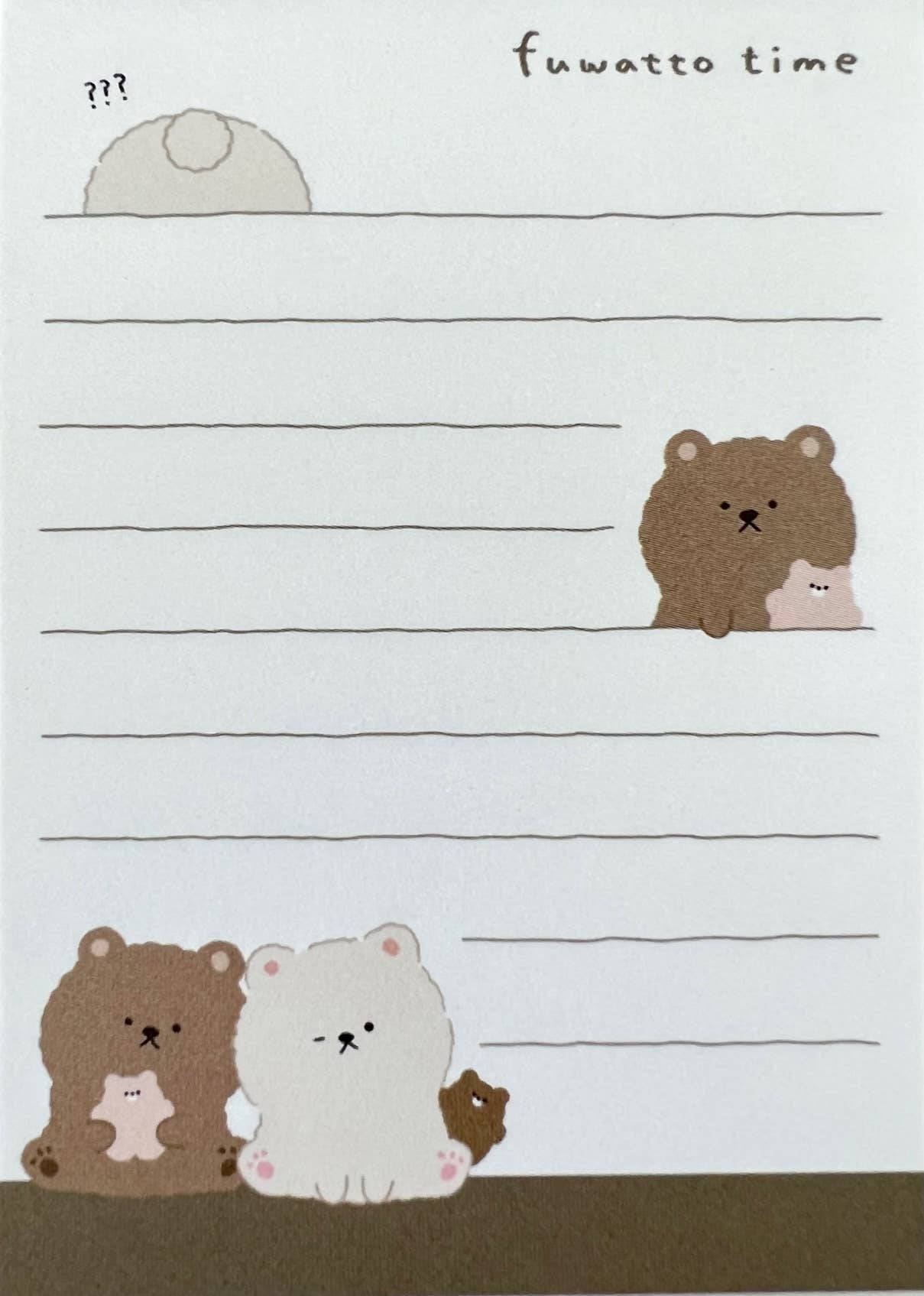 Bear Mini Notepad