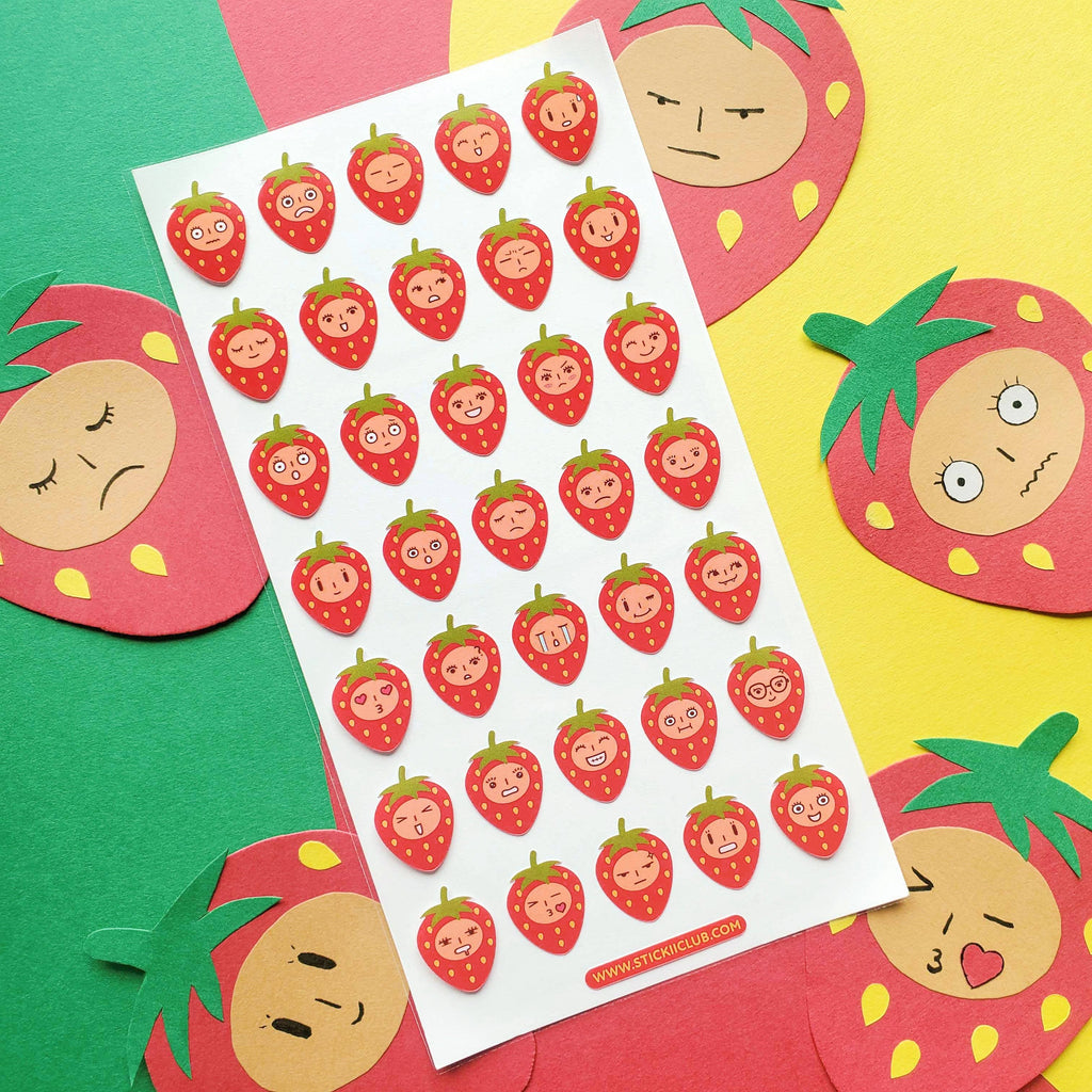Berry Big Feelings Sticker Sheet