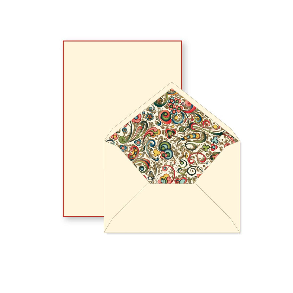 Rossi 1931 100% Cotton Bordered Writing Sheets Letter Set