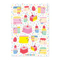 Sweet Cheeks 5x7 Sticker Sheet