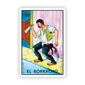 Loteria® Waterproof Sticker - El Borracho