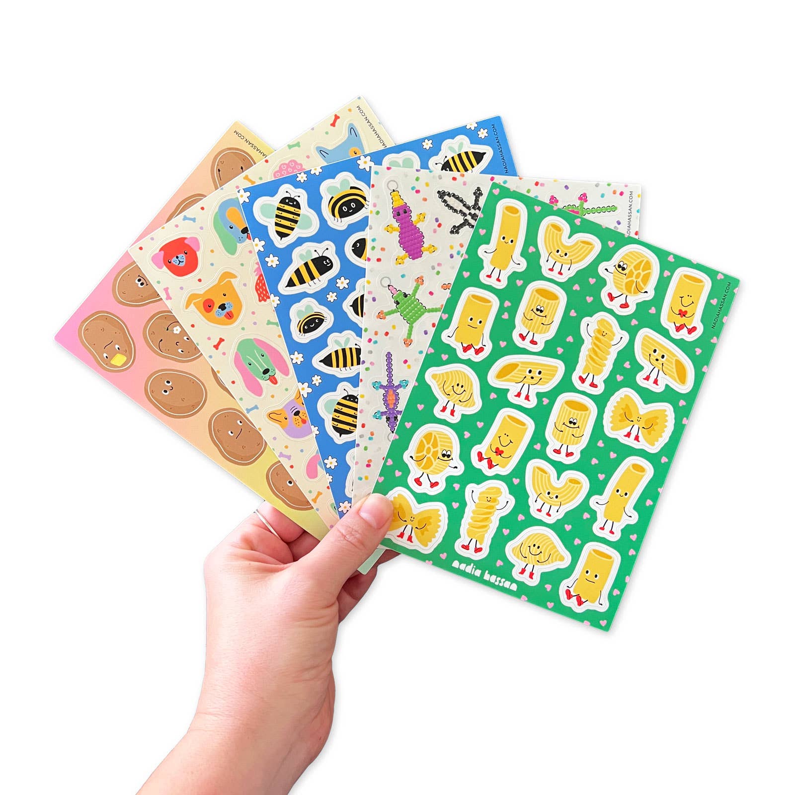 Pasta Pals 5x7 Sticker Sheet