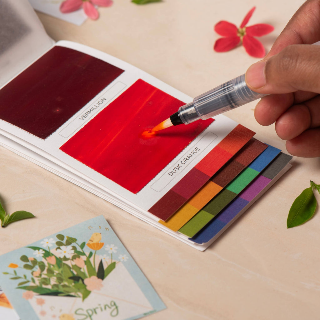 Original Colorsheets - 16 Handmade Watercolors