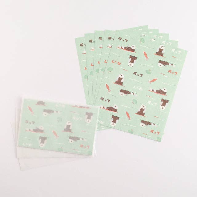 Green Flash Letter Set