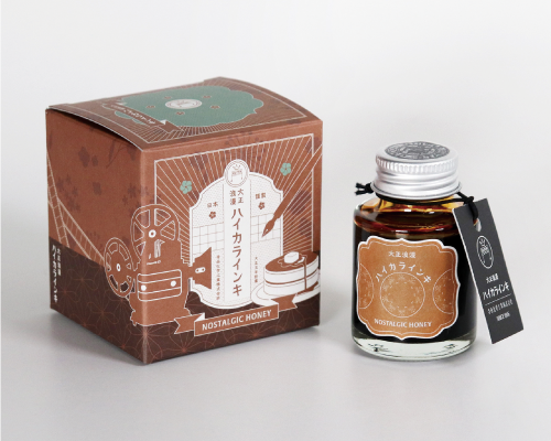 Teranishi Guitar Taisho Roman Haikara Fountain Pen Ink -  40 ml