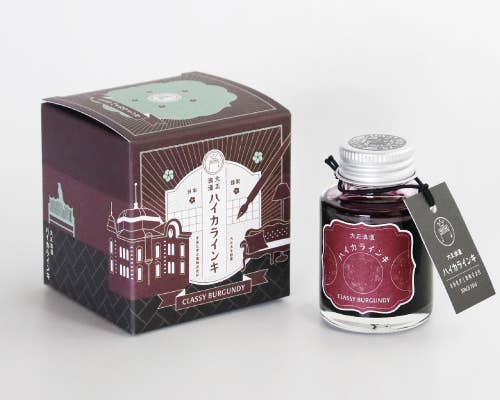 Teranishi Guitar Taisho Roman Haikara Fountain Pen Ink -  40 ml