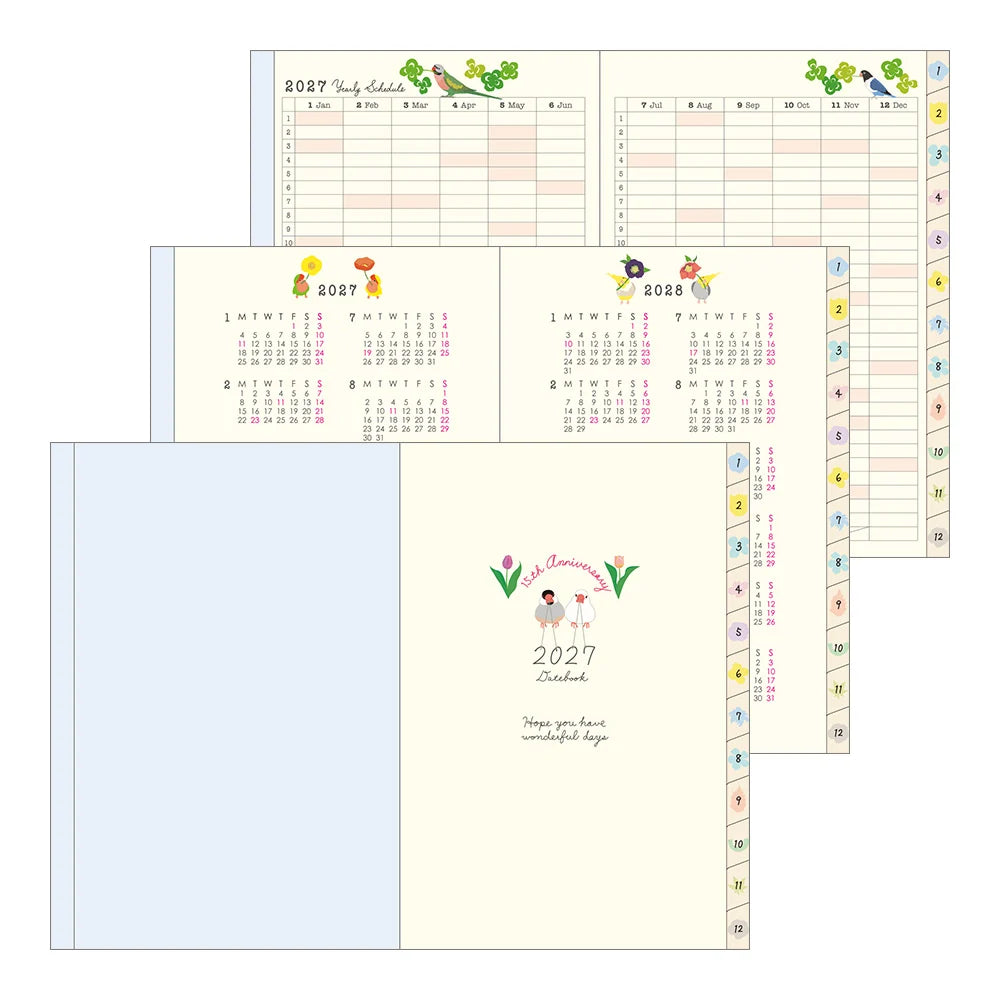 POCKET DIARY B6 BIRD 2027