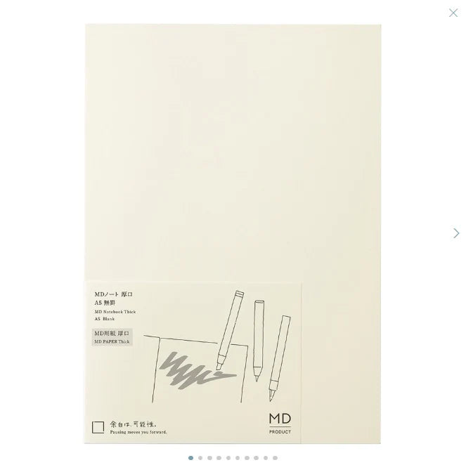 MD Notebook A5 Blank - Thick