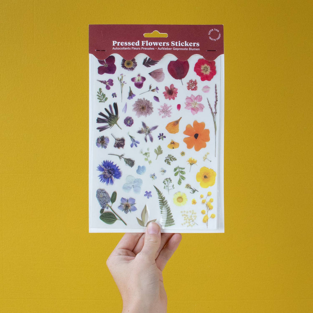 Pressed Flower Stickers