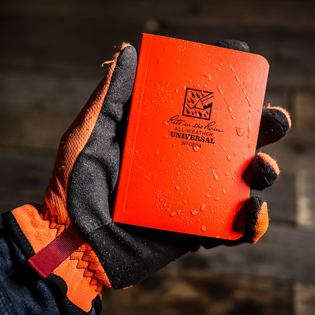 Rite in the Rain 3.5" x 5" Pocket Notebook, Orange