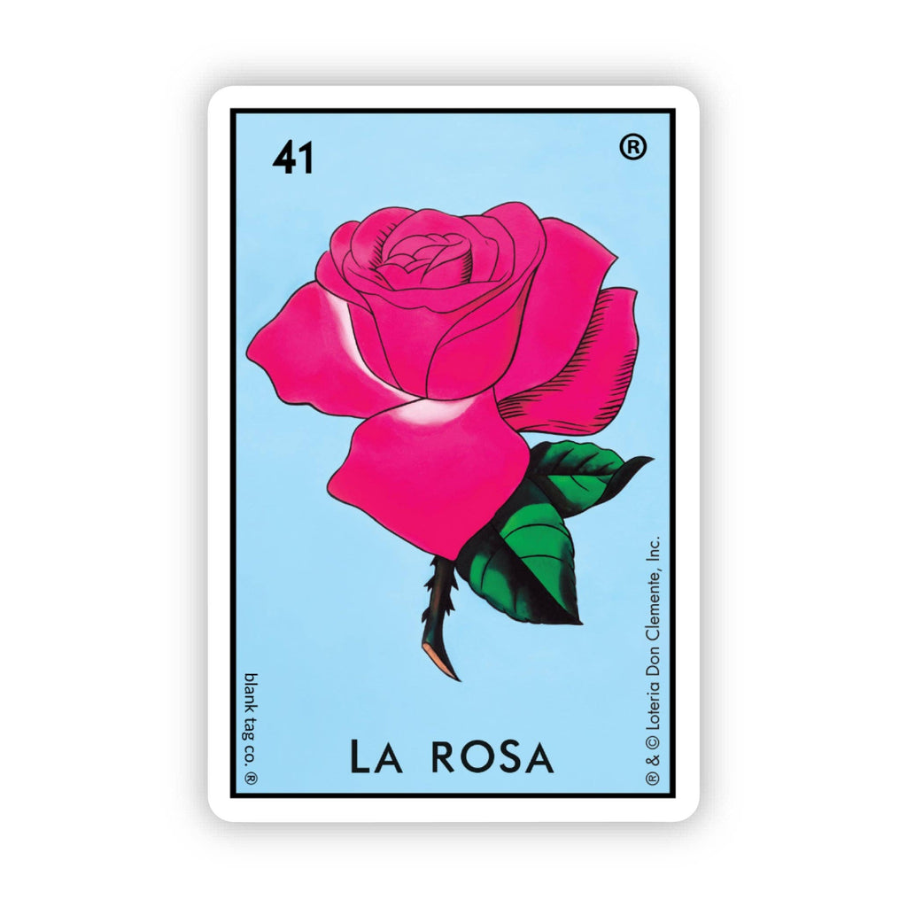 Loteria® Waterproof Sticker - La Rosa