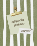 Calligraphy Workshop with Grecia Jacinto