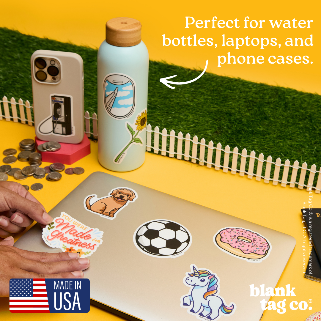 Peanuts® Waterproof Sticker - Witch Woodstock