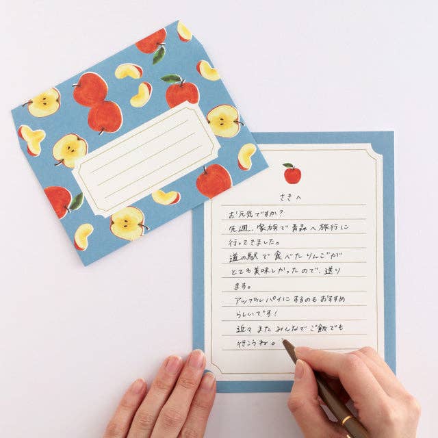 Green Flash Color fruits Letter Set