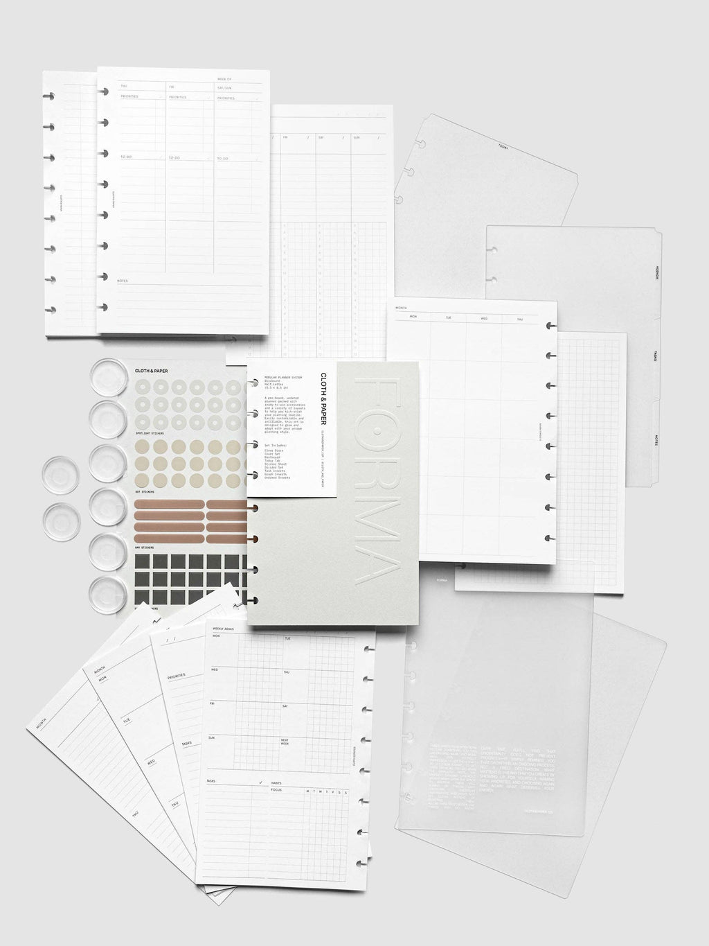 FORMA Modular Planner System | Half Letter